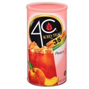 4C Mezcla De Té Frío Sabor a Durazno / 2.34Kg