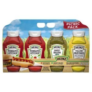 Salsas Picnic Ketchup, Mostaza, Relish 4 Pack / 769ml