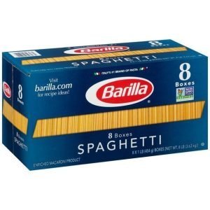 Pasta Barilla Spaguetti 8 Pack / 454g