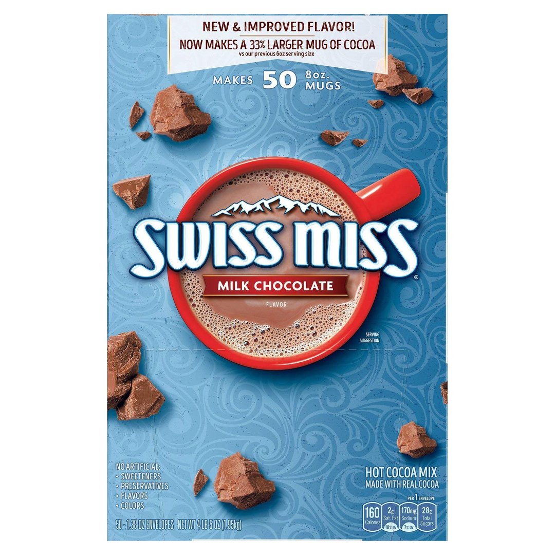 Untitled Project – 2023-05-04T103523.150 Mezcla de Chocolate Caliente Swiss Miss 50 Pack / 39g / 1.95 Kg - Imagen 1