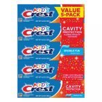 Pasta Dental Para Niños Crest Cavity Protection 5 Pack / 130g