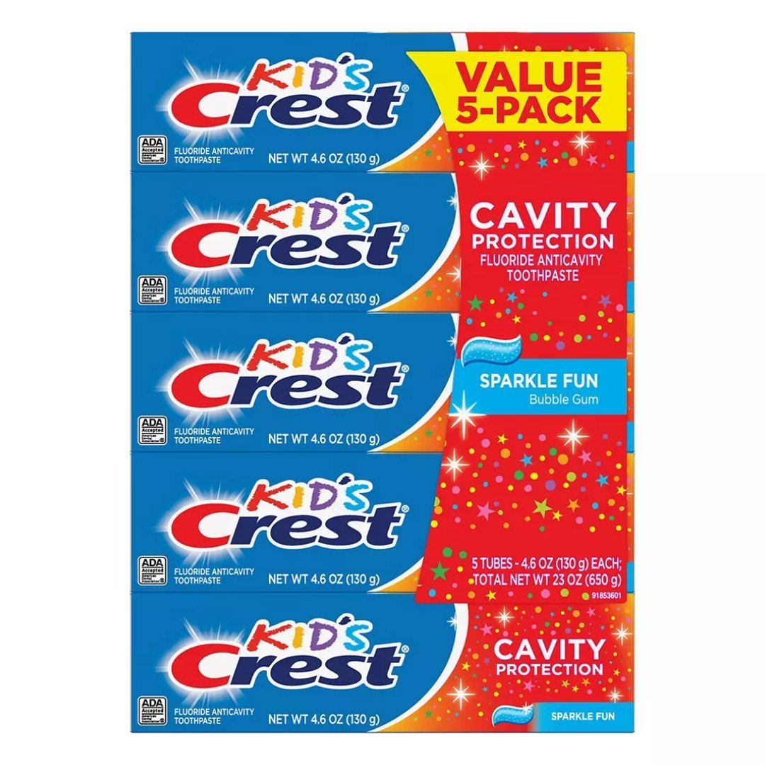 Untitled Project – 2023-06-01T160930.856 Pasta Dental Para Niños Crest Cavity Protection 5 Pack / 130g - Imagen 1