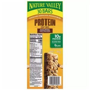 Barras De Proteína Sabor a Mantequilla De Maní Y Chocolate Oscuro / Nature Valley / 30 Pack / 40g - Imagen 2