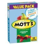 Mott’s Gomitas Sabores Frutales Variados / 22.6Gr / 22 Pack