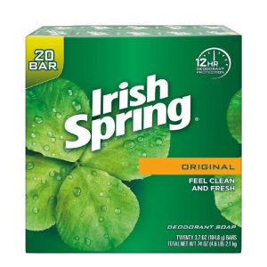 Jabon de Barra Irish Spring Original 20 Pack / 104g