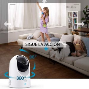 Cámara De Seguridad Eufy Security Para Interior Con Sensor De Movimiento Y Resolución de 2K, Con Wi-Fi, cámara IP, Compatibilidad Con Asistente De Voz - Imagen 6