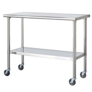 Mesa De Preparación De Acero Inoxidable 121.9 CM