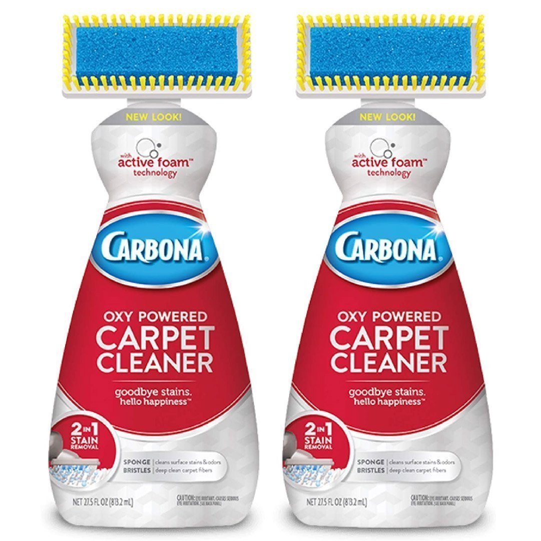 comvienee-03 Limpiador De Alfombras Carbona Con Oxy 2 en 1 Tecnología De Espuma Activa, 2 Pack / 813.2 ml - Imagen 1