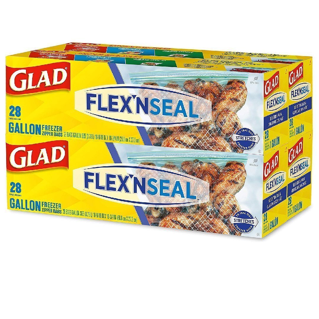 1-2-04 Bolsas De Almacenamiento Para Congelar Glad Flex´n Seal / 112 Pack - Imagen 1