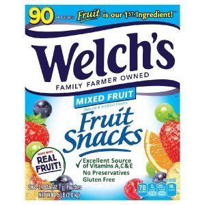 Gomitas Con Sabor a Frutas, Welch´s Fruit Snacks 90 Pack / 22.7g