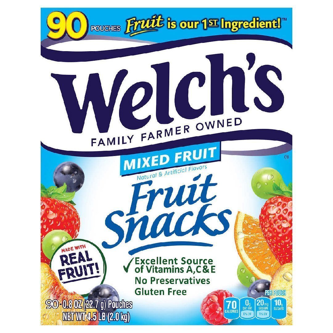 GOMITAS_Mesa de trabajo 1 Gomitas Con Sabor a Frutas, Welch´s Fruit Snacks 90 Pack / 22.7g - Imagen 1