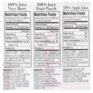 Apple & Eve Jugos De Cartón  Sin Azúcar, 36 Pack Sabores Variados / 200ml - Imagen 3