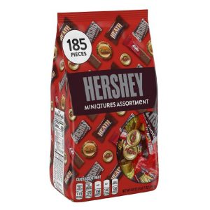 Bolsa de Chocolate Mini Hershey´s, 185 Pack / 1.55Kg