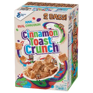 General Mills Cereal Cinnamon Toast Crunch, 2 Pack / 700g / 1.4 Kg Total