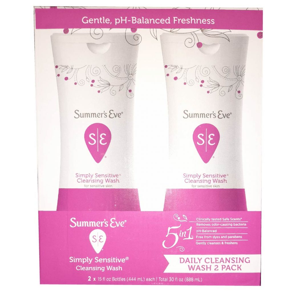 Jabón Íntimo Summer’s Eve – Simply Sensitive / 2 Pack / 444 ml – ComViene