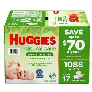 Toallitas Húmedas Huggies Natural Care Con Aloe Vera & Vitamina E / 1088 Toallitas / 17 Pack - Imagen 3