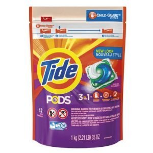 Detergente Liquido en Capsulas, Tide Pods 3 en 1 / 42 Pack