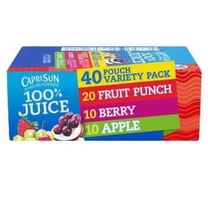 Jugos Capri Sun 50% Menos Azúcar  Sabores Variados 40 Pack / 177ml - Imagen 2
