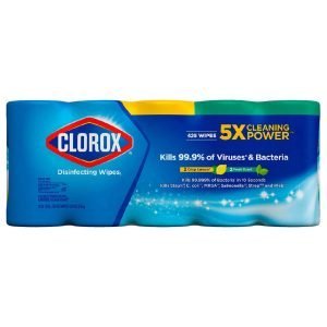 Toallitas Desinfectantes Clorox, 5 Pack / 425 Toallitas