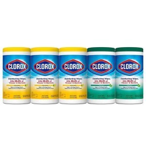 Toallitas Desinfectantes Clorox, 5 Pack / 425 Toallitas - Imagen 2