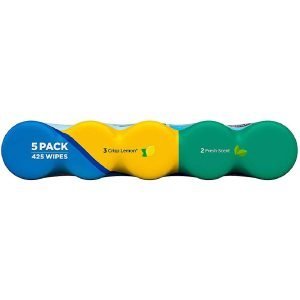Toallitas Desinfectantes Clorox, 5 Pack / 425 Toallitas - Imagen 3