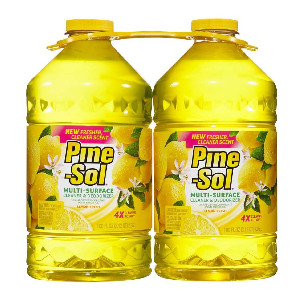 pinesol_Mesa de trabajo 1 Desinfectante Multisuperficie Pine-Sol Lemon Fresh, 2 Pack / 2.95 L - Imagen 1