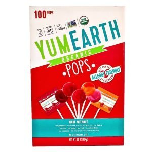 Chupetas Orgánicas YumEarth Sabores Surtidos / 100 Pack