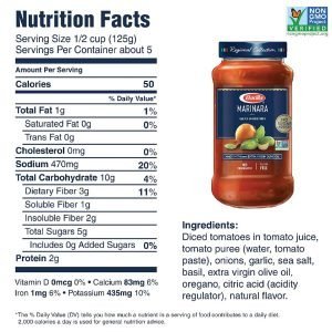 Salsa De Pasta De Tomate Barilla Marinara, 680g / 4 Pack - Imagen 2