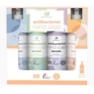 Jabón De Manos Antibacteriano, Greenerways / 4 Pack Variado / 473 mL