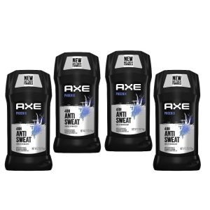 Desodorante Antitranspirante En Barra Para Caballeros Formula Anti-Sudor, Axe Phoenix 48H / 4 Pack / 76g