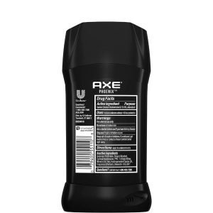 Desodorante Antitranspirante En Barra Para Caballeros Formula Anti-Sudor, Axe Phoenix 48H / 4 Pack / 76g - Imagen 2