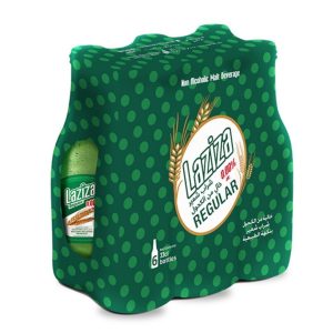 Bebida Sin Alcohol Regular, Laziza / 6 Pack / 330 mL