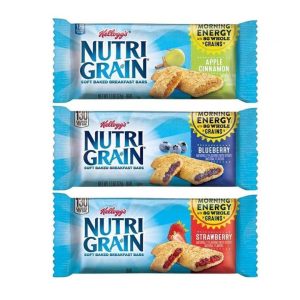 Barras Nutri-Grain | Fresa | Manzana Canela | Arándano, Kellogg's / 64 Pack / 37g / 2.36 Kg - Imagen 2