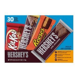 Chocolates Variados Hershey's Full Size / 30 Pack / 1.27 Kg Total