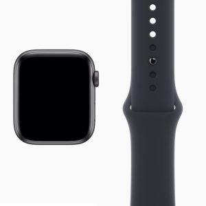 Reloj Apple Watch SE GPS, 44mm Space Gray Aluminum / Correa Deportiva Midnight - Imagen 2
