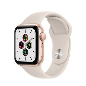 Reloj Apple Watch SE GPS + Celular, 40mm Gold Aluminum / Correa Deportiva Starlight