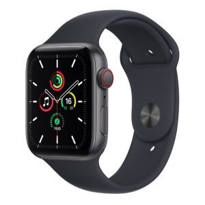 Reloj Apple Watch SE GPS, 44mm Space Gray Aluminum / Correa Deportiva Midnight