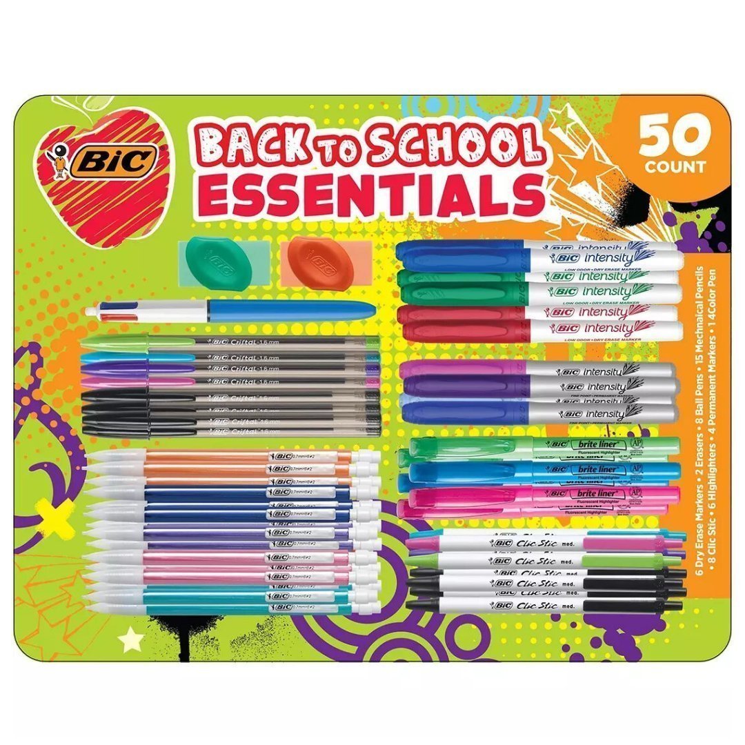 bic Set De Bolígrafos, Portaminas, Resaltadores y Marcadores, BIC / 50 Und - Imagen 1