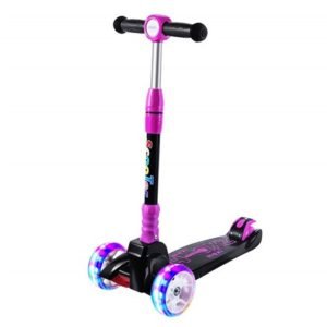 Scooter Para Niños De 3 Ruedas Con Luz LED, Sulives / Ajustable De 3 a 12 Años - Imagen 5