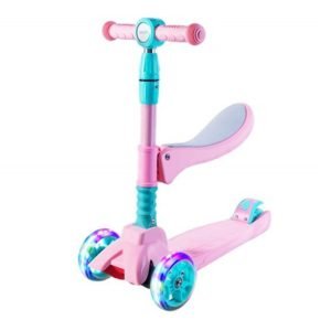 Scooter Para Niños De 3 Ruedas Con Luz LED, Sulives / Ajustable De 3 a 12 Años - Imagen 6
