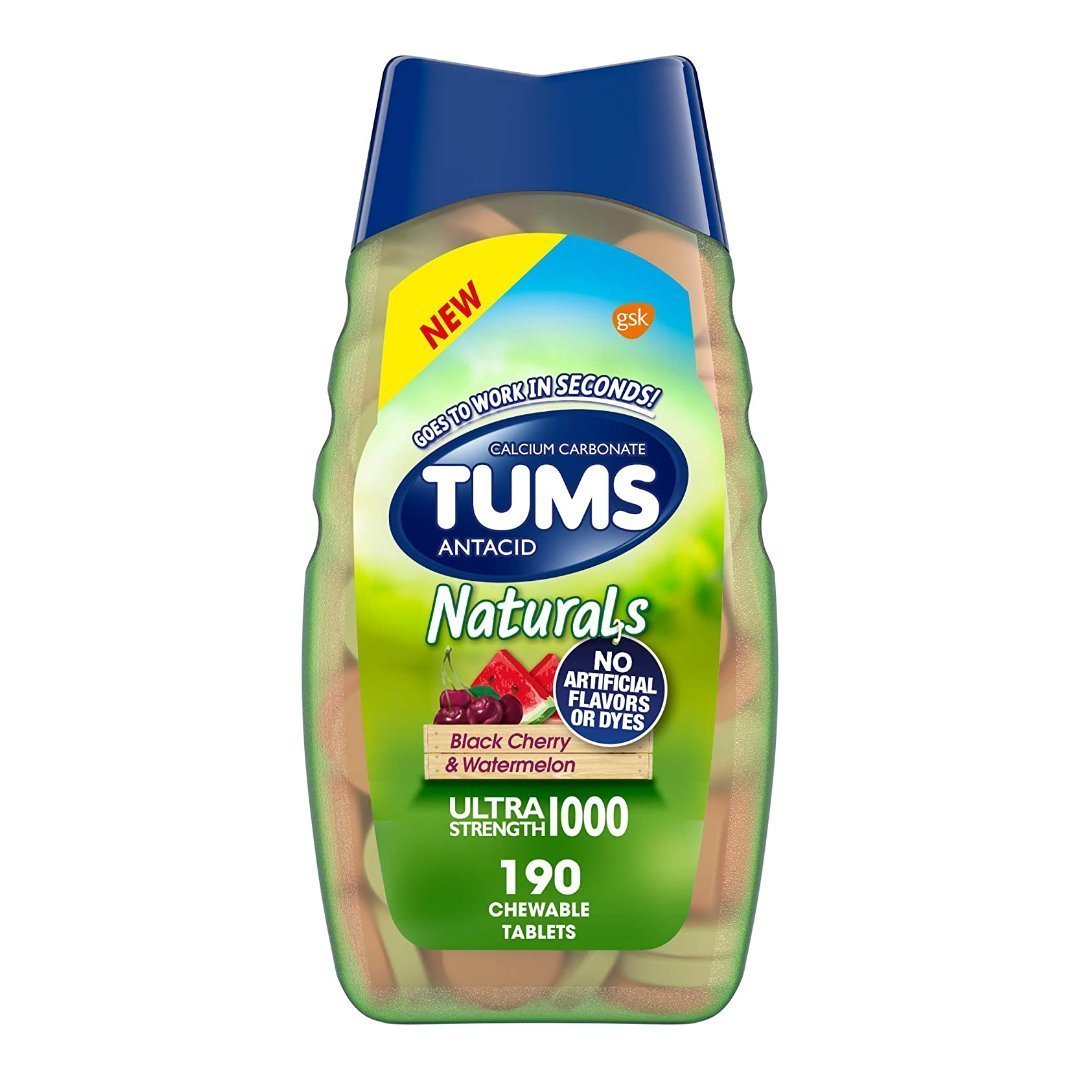 Web_Photo_Editor – 2022-02-04T132321.846 TUMS Antiácidos Masticables 1000mg Cereza Negra y Patilla, 190 Tabletas - Imagen 1