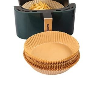 Hojas De Papel Pergamino Para AirFryer 6.5" 100 Pack - Imagen 2