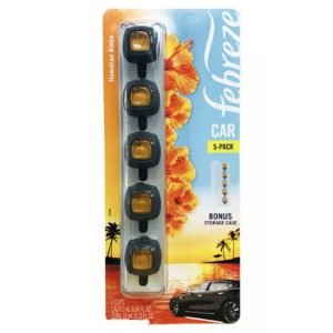Ambientadores Para Carro Hawaiian Aloha, Febreze / 5 Pack / 10mL