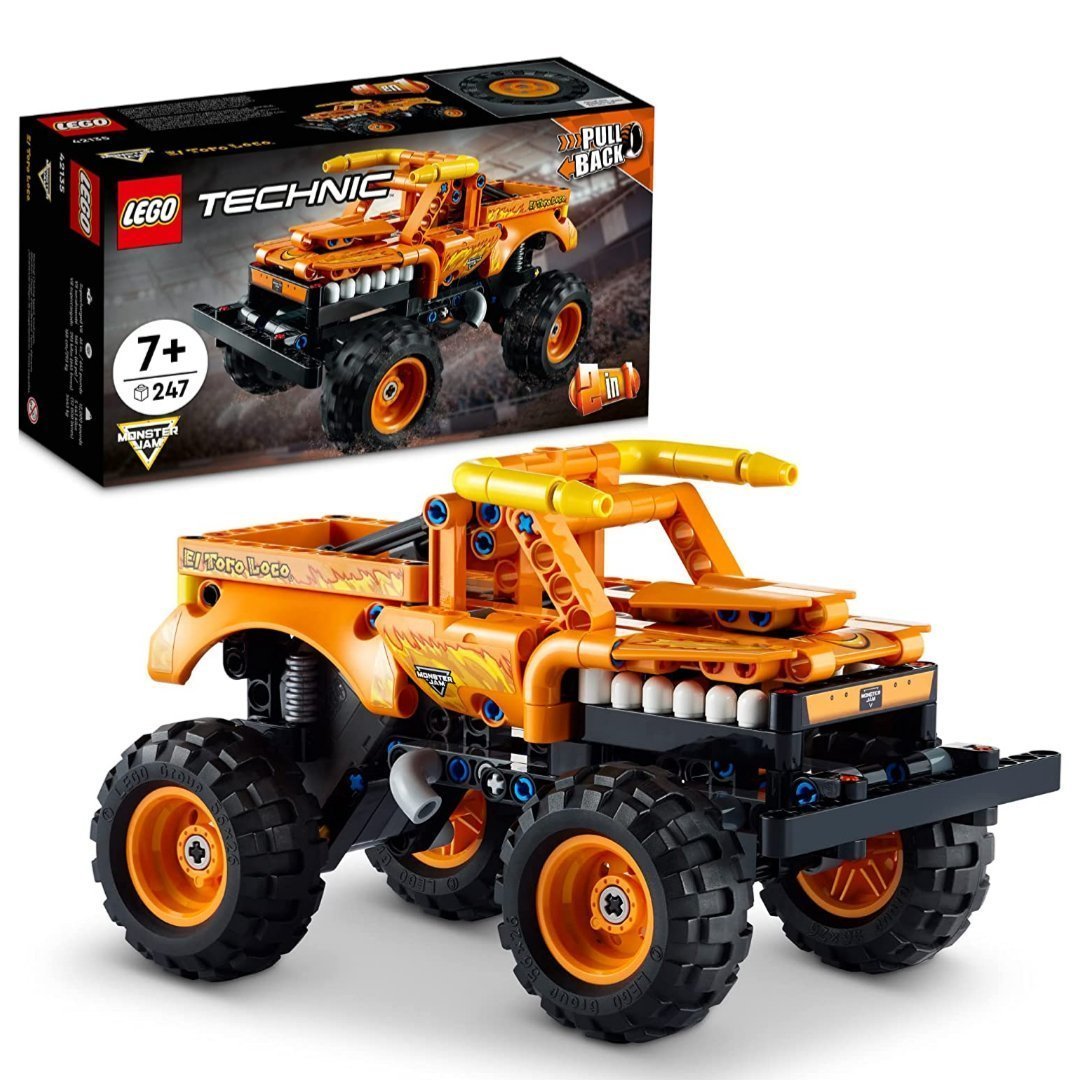 lego Lego Technic Monster Jam El Toro Loco 42135 / 7+ Años / 247 Piezas / 2en1 - Imagen 1