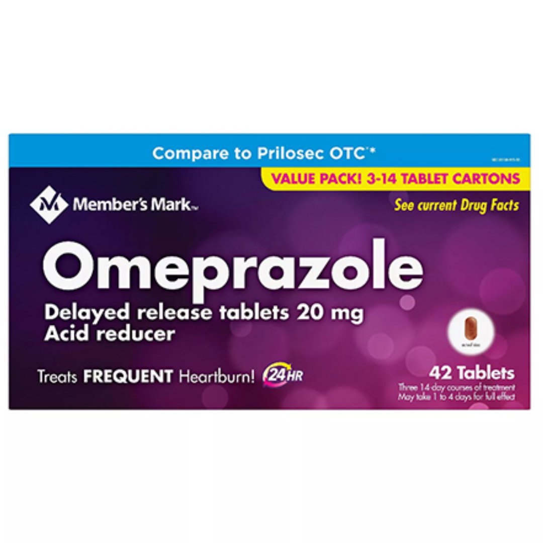 Project 16 (15) Omeprazol Para Reducir La Acidez Estomacal 20MG 24HR, Member’s Mark / 42 Capsulas - Imagen 1