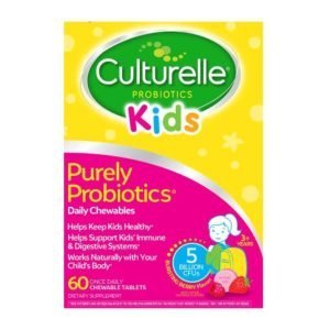 Probióticos Masticables Para Niños 3+ / Culturelle Probiotics, 60 Tabletas