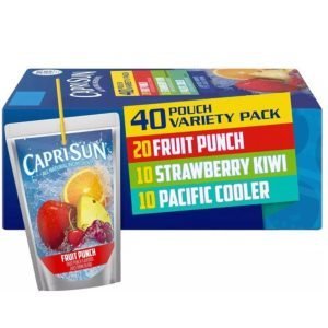 Jugos Capri Sun 30% Menos Azúcar  Sabores Variados 40 Pack / 177ml