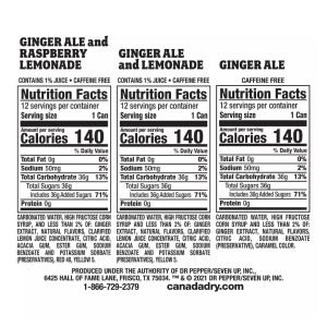 Canada Dry Ginger Ale, Paquete Variado De Verano / 36 Pack / 355 mL - Imagen 3