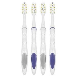 Cepillo Dental Oral-B Pulsar 3D White Con Cerdas Vibratorias, 4 Pack -Cerdas Medias - Imagen 2