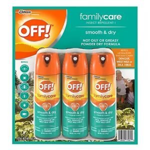 Repelente En Spray Formula Suave y Seca En Polvo, OFF / 3 Pack / 170g